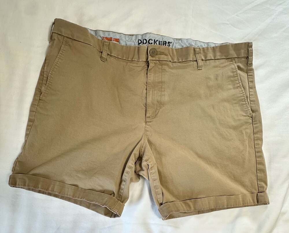 Dockers Ultimate Short Khaki Chino Shorts Size 42
